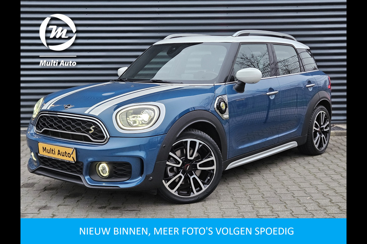 MINI Countryman 2.0 Cooper S E ALL4 JCW Plug In Hybrid PHEV | Panodak | Adaptive Cruise | Head Up | Harman Kardon | Lederen Sportstoelen | 19"L.M | Sfeerverlichting | Keyless |