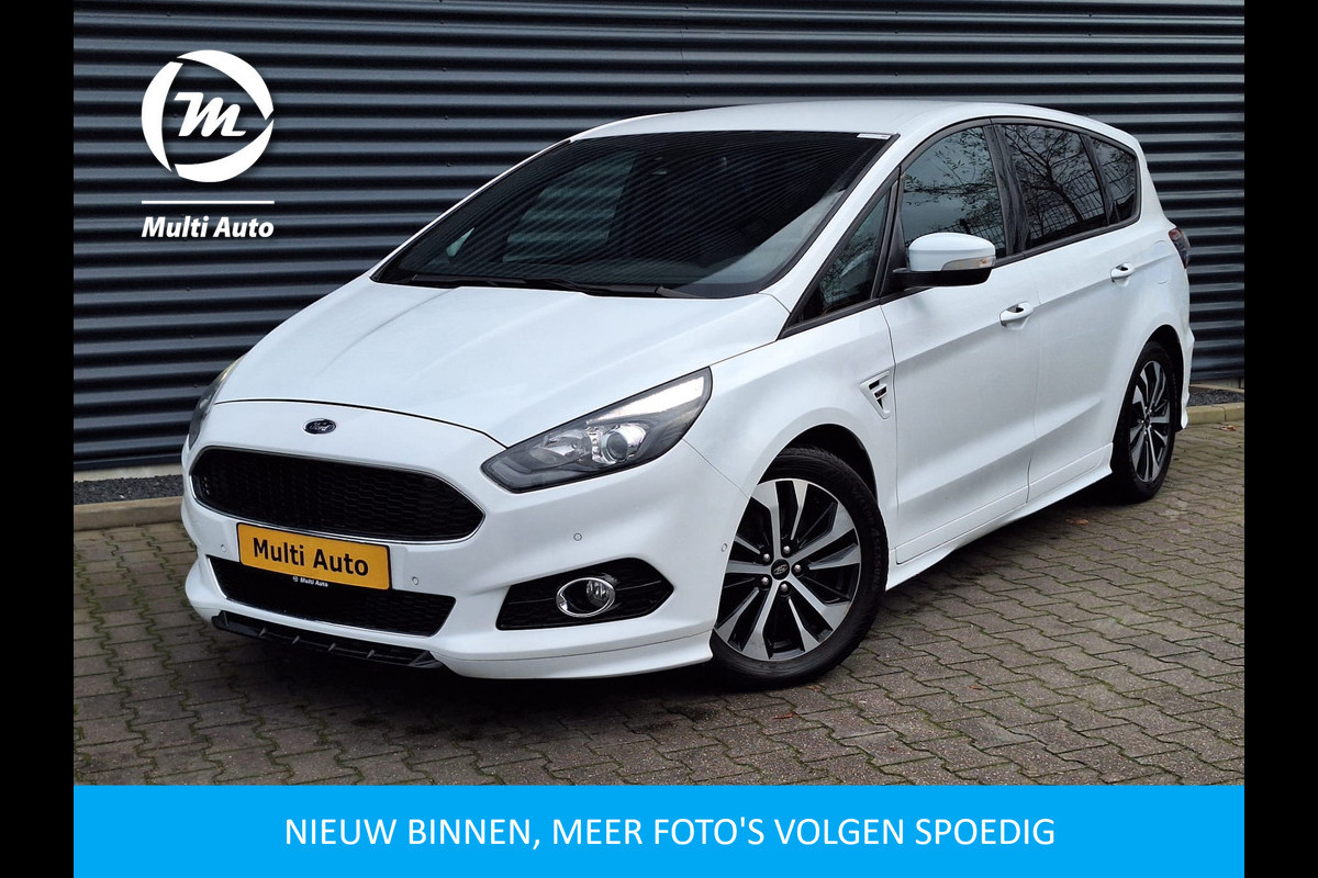 Ford S-Max 1.5 ST-Line 7 Persoons 160pk | Cruise Control | Elektrische Sportstoelen Memory | Camera | Carplay | Stoelverwarming | Navi Full Map | LED |