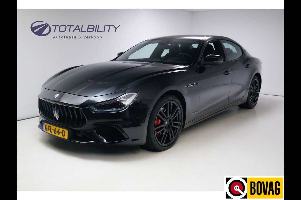 Maserati Ghibli 3.0 V6 S Q4 GranLusso 430 PK Volledig dealer onderhouden, Led, Softclose, Navigatie, Leer