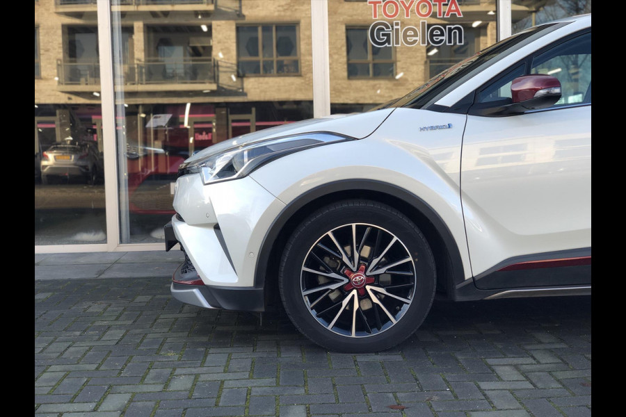 Toyota C-HR 1.8 Hybrid Premium | JBL, Navigatie, Blind Spot, Stoel + Stuurverwarming, Parkeersensoren, Half leer, Zeer compleet!