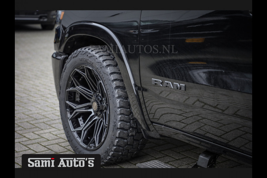 Dodge Ram PREMIUM NIGHT EDITION | MAY 2025 BOM VOL + 14.4 INCH SCHERM | LUCHTVERING | HUD | HURRICAN 420PK 636 Nm | PRIJS MET LPG EN COVER DUBBELE CABINE | PICK UP | 5 PERSOONS | DC | GRIJSKENTEKEN | VOORRAAD NR 2288 - 4952