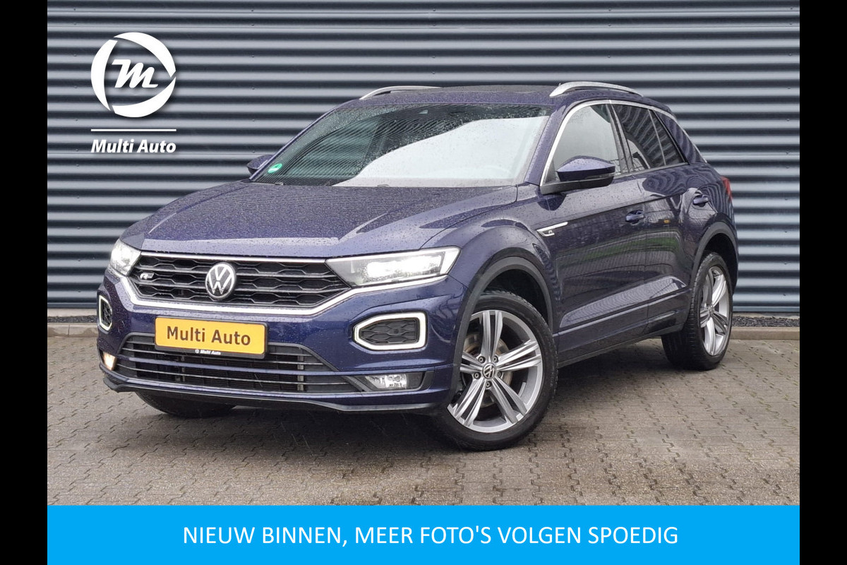 Volkswagen T-Roc 1.5 TSI R-Line 150pk DSG | Panodak | Alcantara Sportstoelen | Trekhaak Afneembaar | Adaptive Cruise | Navigatie | Camera | DAB |