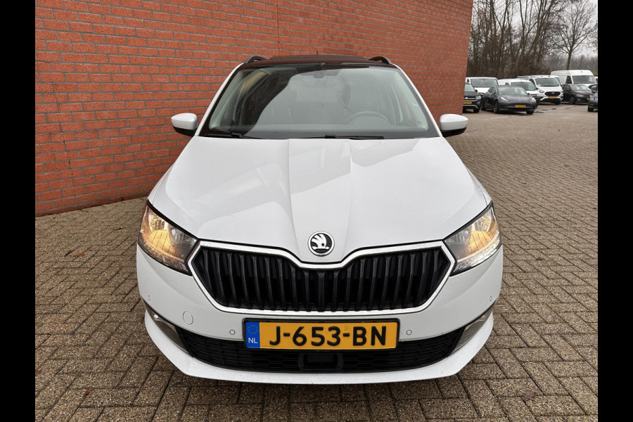 Škoda Fabia Combi 1.0 TSI Business Edition Airco Climatronic Schuifdak Cruise Control Navigatie Stoelverwarming 16" LM Velgen Sunset