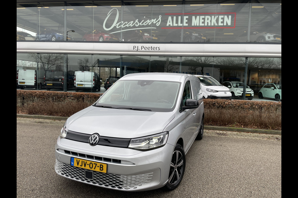 Volkswagen Caddy Cargo Maxi L2H1 2.0 TDI 1st Edition Clim. control - Cruise control - Parkeersensoren A - Navi full map - Radio/Bluetooth - MFL Stuurwiel - LMV 17" - Bot waarschuwingssysteem - Zijschuifdeur R - Tussenschot Volledig