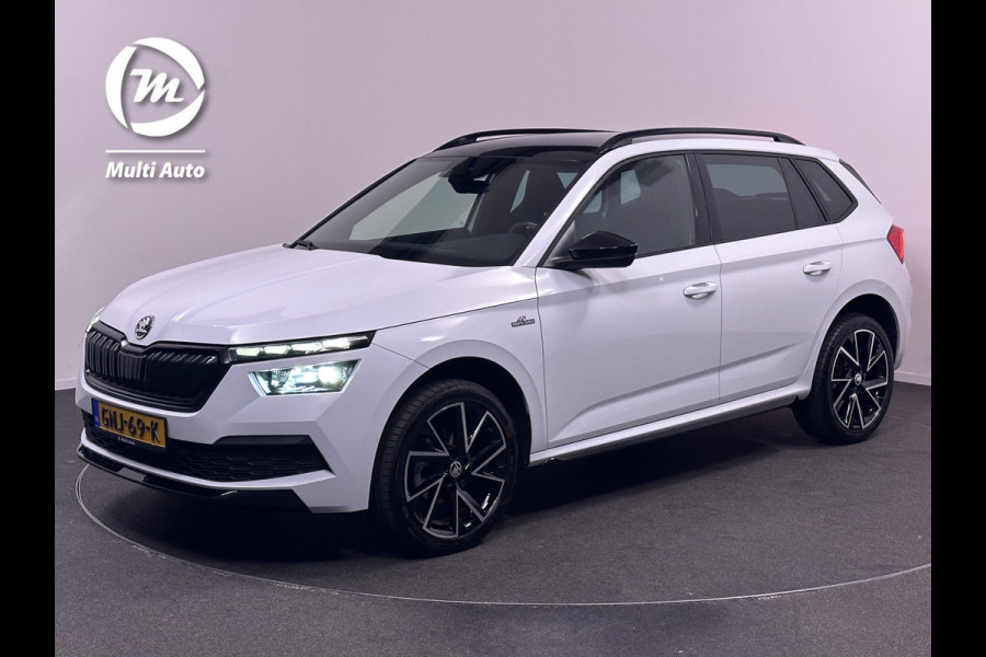 Škoda Kamiq 1.0 TSI Monte Carlo DSG | Panodak | Camera | RS Sportstoelen Verwarmd | LED | Apple Carplay | DAB | Dode Hoek |