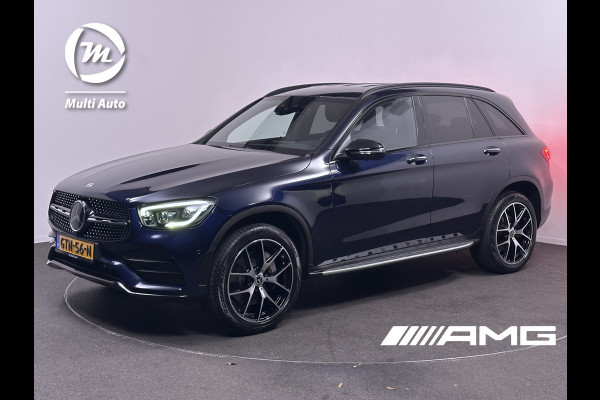 Mercedes-Benz GLC 300e 4MATIC AMG Plug in Hybrid 320pk PHEV | Lederen Alcantara Sportstoelen | Adaptive Cruise | Apple Carplay | Side Steps | Head Up | Navigatie | Camera | L.M. 20" |