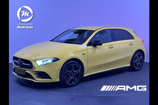 Mercedes-Benz A-Klasse 250 e AMG Edition Plug In Hybrid Dealer O.H 218pk PHEV | Adaptive Cruise | Burmester | Multibeam LED | Widescreen Navi | Sfeerverlichting | Apple Carplay | DAB |