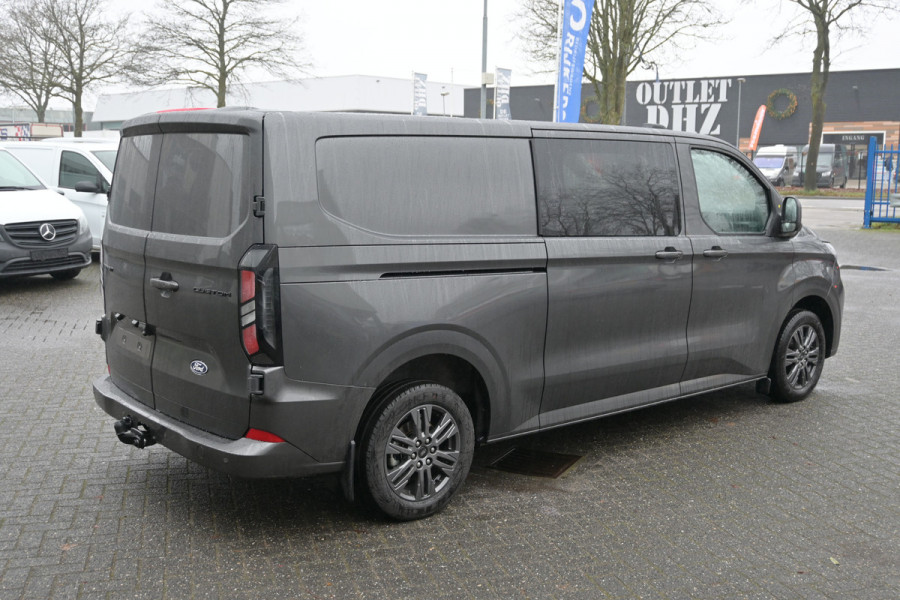 Ford Transit Custom 320L 2.0 TDCI L2H1 Limited DC Premium pakket, Trekhaak, Adaptive cruise control