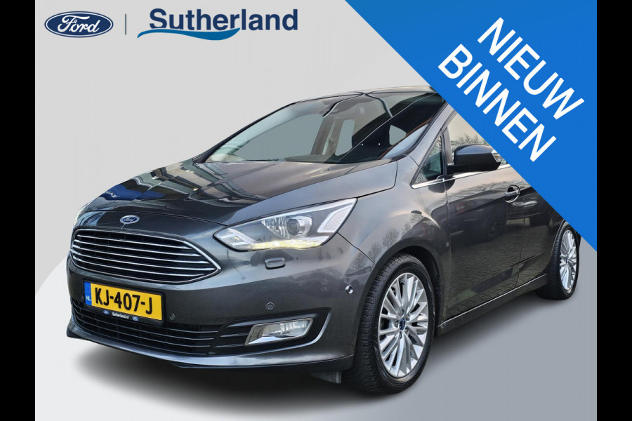 Ford C-MAX 1.5 Titanium 150 pk | Camera | Navigatie | Stoelverwarming | Trekhaak | 1.500 kg trekgewicht | Elektrisch bedienbare achterklep | Bi-xenon koplampen