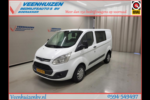 Ford Transit Custom 2.0TDCI Dubbele Cabine Euro 6!