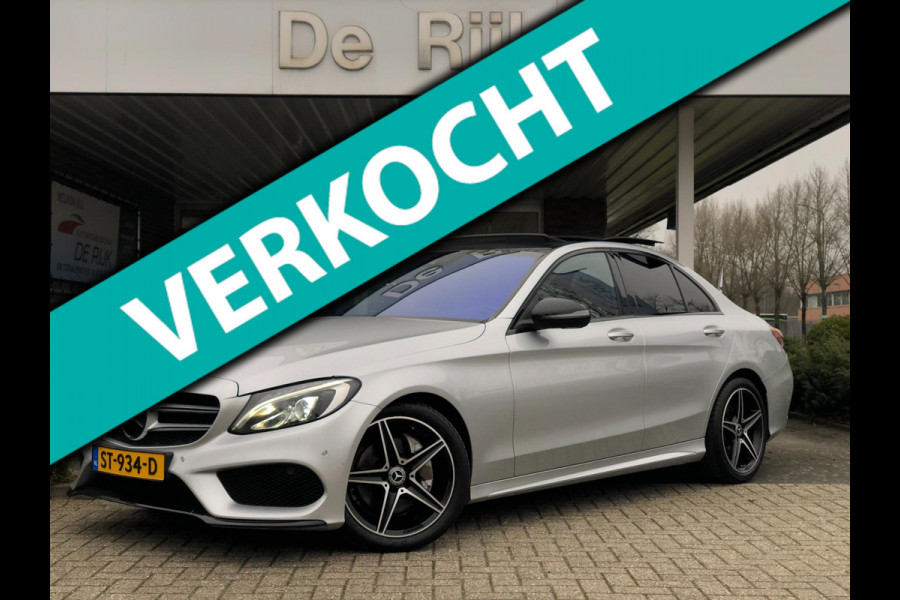 Mercedes-Benz C-Klasse 180 Sport Edition | Navi, Cruise, Airco, Leder Stoelvrw, Camera | NAP | Panoramadak |