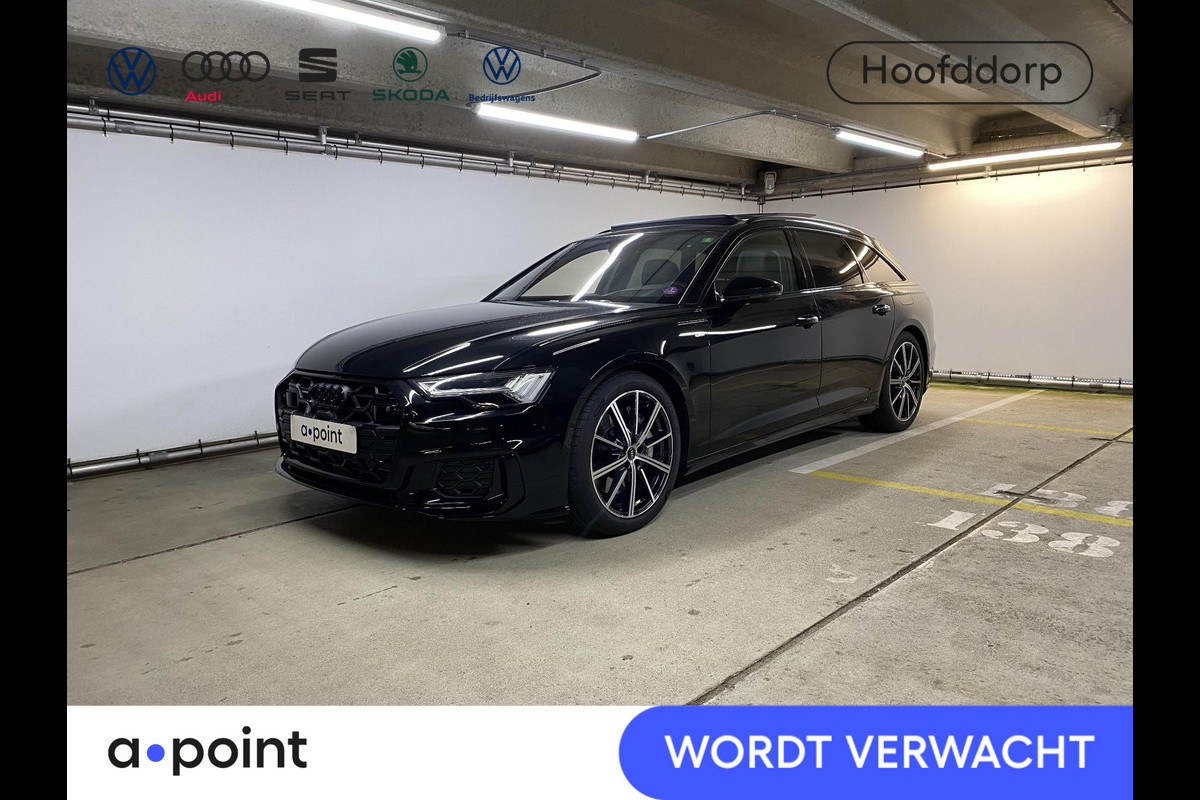 Audi A6 Avant 50 TFSI e quattro S edition Competition 299 pk S-tronic | Panoramadak | Verlengde garantie | Navigatie | Elektr. trekhaak | Parkeersensoren (Park assist) | Rondomzicht camera | Stoelverwarming v/a |