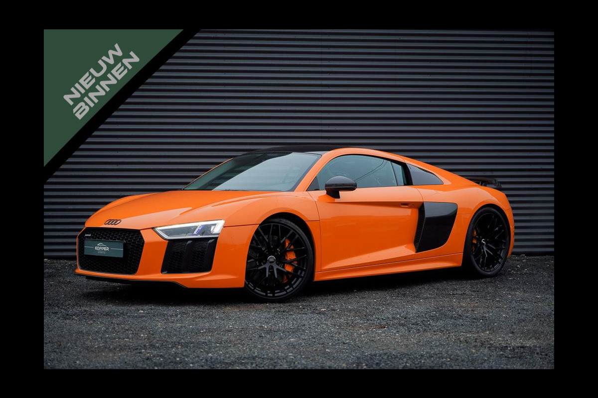 Audi R8 5.2 FSI quattro Plus Akrapovic / Keramisch / B&O / Carbon / Glut Orange