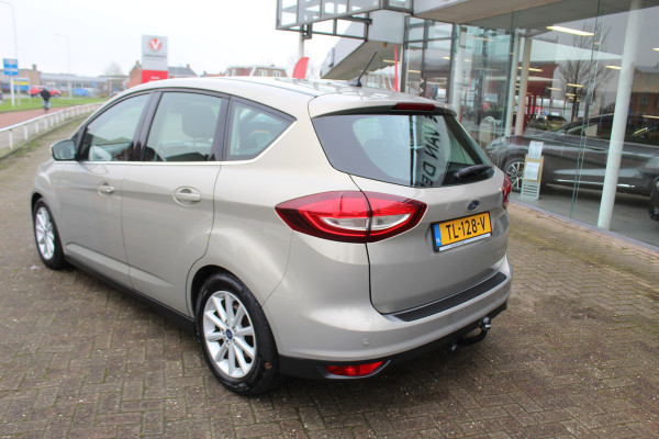 Ford C-MAX 1.0 Titanium , 125pk Climate control , Navigatie , Panoramadak , Trekhaak Bluetooth , Parkeersensoren achter , LED dagrijverlichting