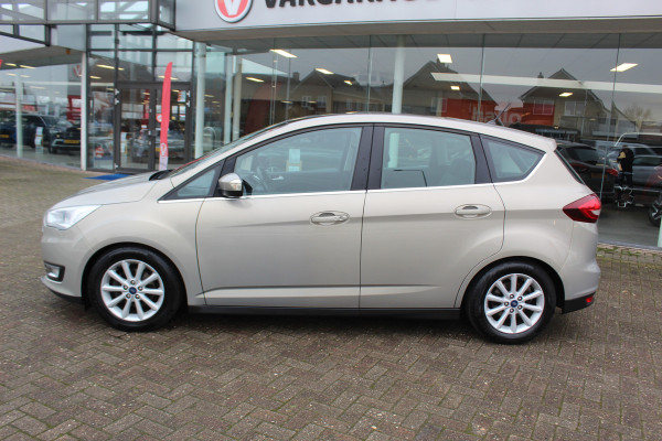 Ford C-MAX 1.0 Titanium , 125pk Climate control , Navigatie , Panoramadak , Trekhaak Bluetooth , Parkeersensoren achter , LED dagrijverlichting