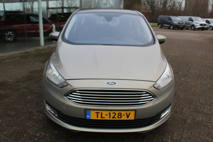 Ford C-MAX 1.0 Titanium , 125pk Climate control , Navigatie , Panoramadak , Trekhaak Bluetooth , Parkeersensoren achter , LED dagrijverlichting