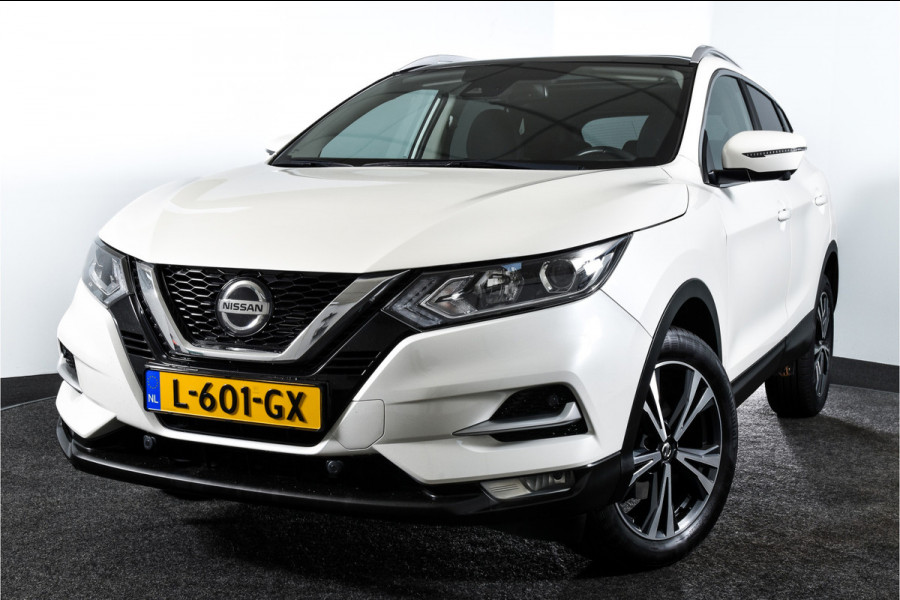 Nissan QASHQAI 1.3 DIG-T 155 PK Design Edition Automaat | Pano | Cruise | Stuurverwarming | 360 Camera | PDC | NAV + App.Connect | Auto.Airco | LM 18" |