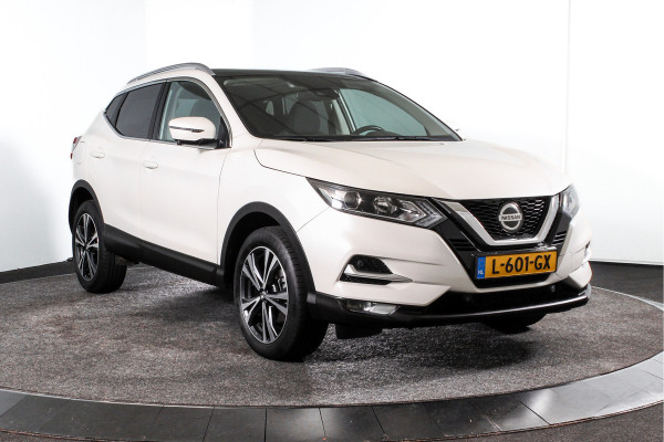 Nissan QASHQAI 1.3 DIG-T 155 PK Design Edition Automaat | Pano | Cruise | Stuurverwarming | 360 Camera | PDC | NAV + App.Connect | Auto.Airco | LM 18" |