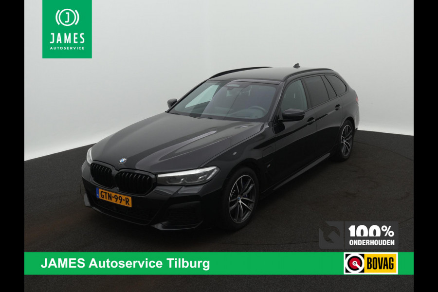 BMW 5 Serie Touring 530e Plug-In Hybrid M-Sport BLACK-LINE CAMERA CARPLAY TREKHAAK AD-CRUISE