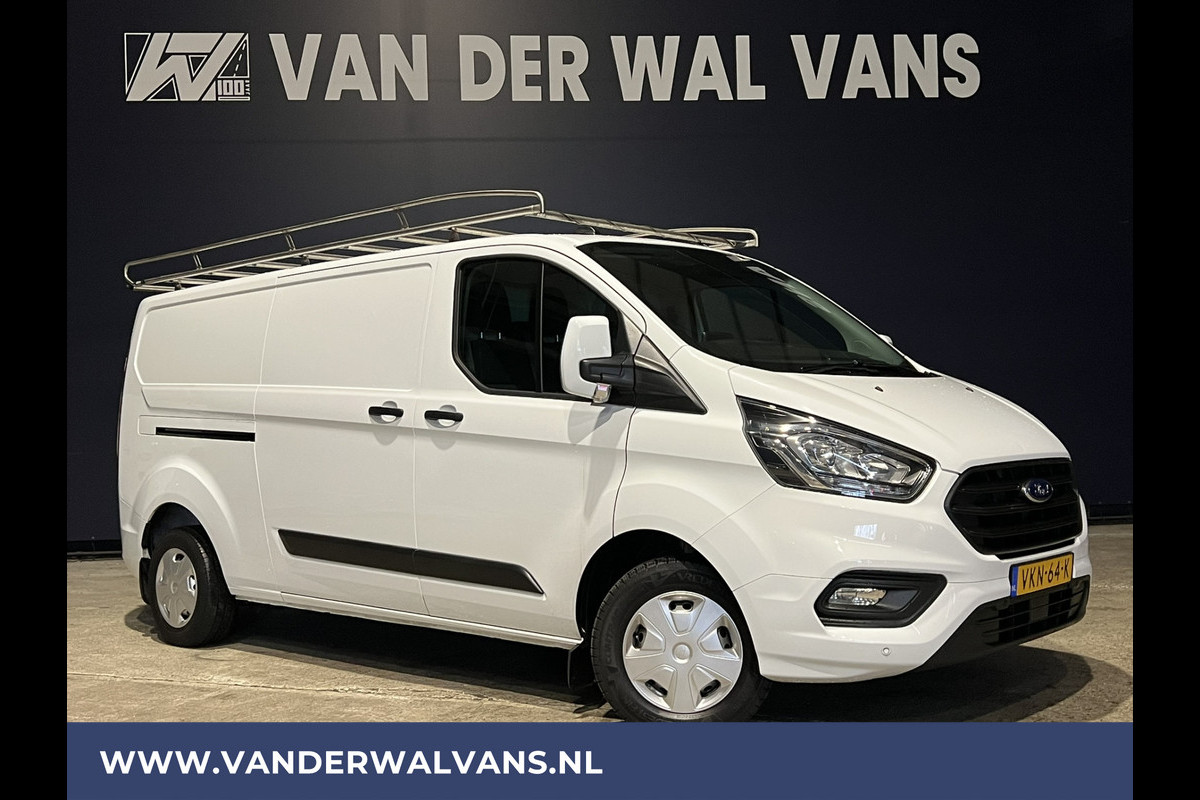 Ford Transit Custom 2.0 TDCI **BPM VRIJ voor de Ondernemer** L2H1 Euro6 Airco | Navigatie | Imperiaal | 2800kg Trekhaak | Camera | LED Apple Carplay, Android Auto, Verwarmde voorruit, Cruisecontrol, Parkeersensoren, Bijrijdersbank