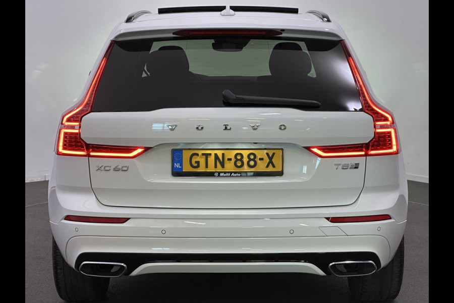 Volvo XC60 Recharge T8 AWD R-Design Plug In Hybrid PHEV | Panodak | Trekhaak af Fabriek | Lederen Sportstoelen Memory | Camera | Apple Carplay | 19"L.M | DAB |