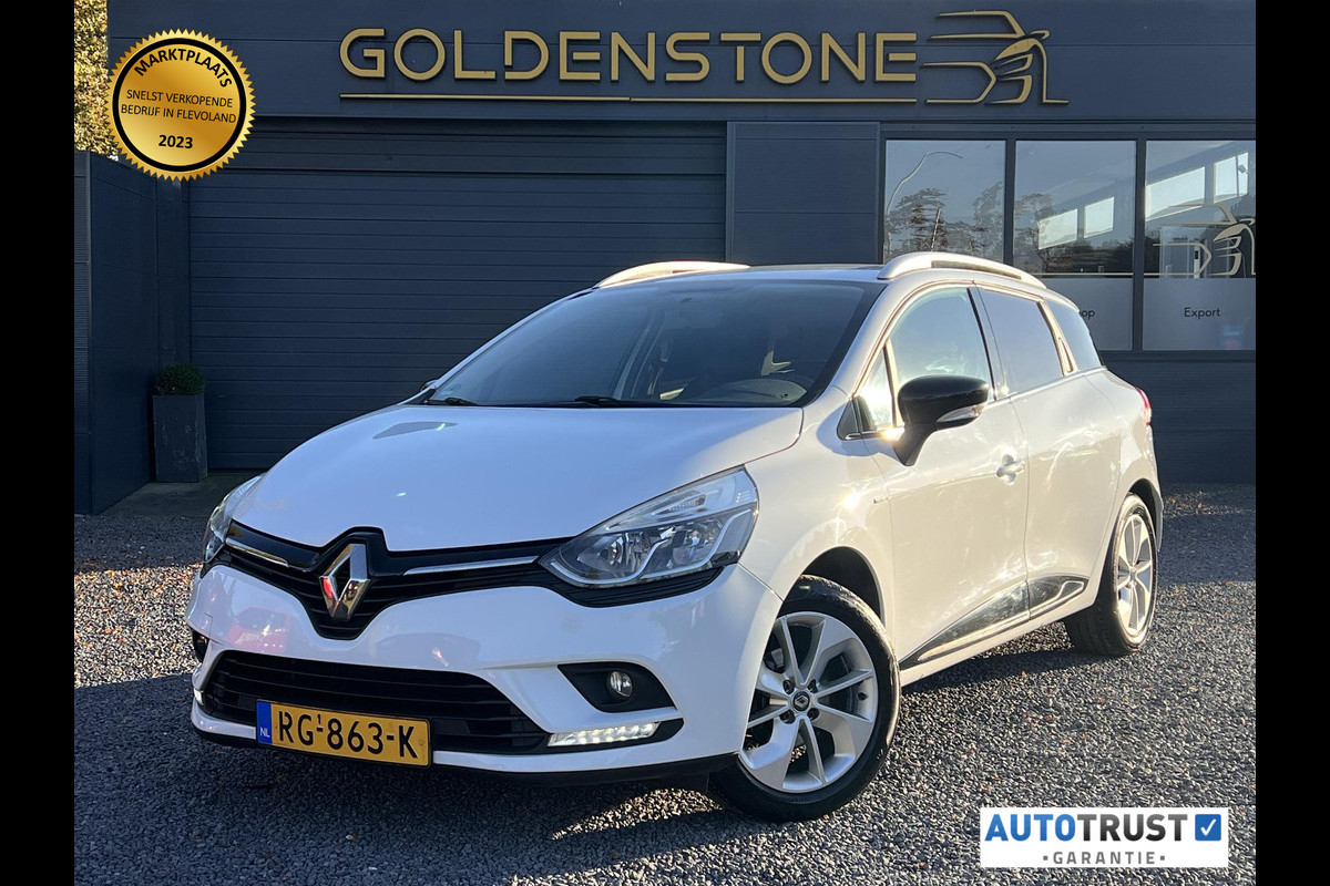 Renault Clio Estate 0.9 TCe Limited 1e Eigenaar,Navi,Airco,Cruise,PDC,Trekhaak,N.A.P,APK tot 11-2025