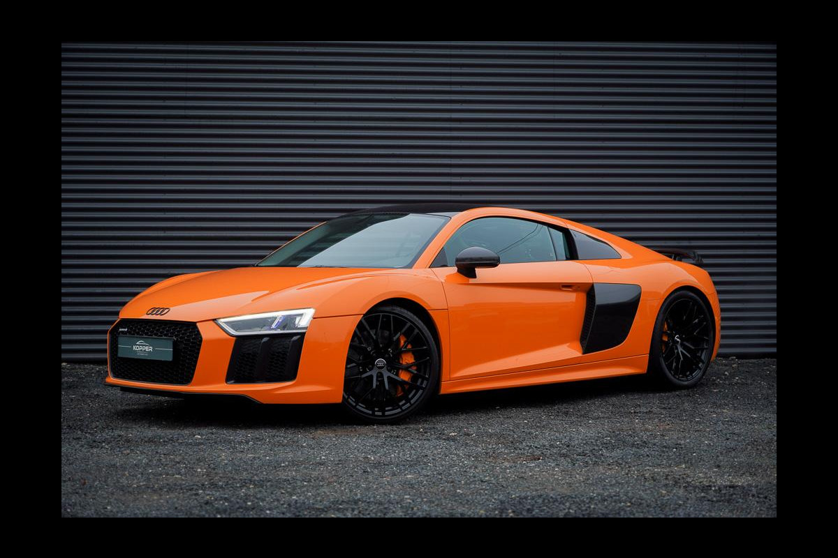 Audi R8 5.2 FSI quattro Plus Akrapovic / Keramisch / B&O / Carbon / Glut Orange