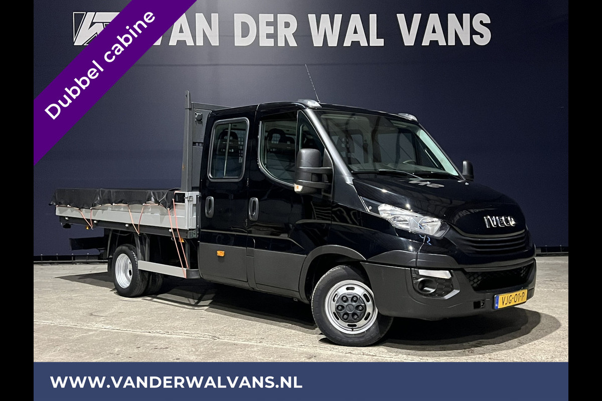 Iveco Daily 35C12D **BPM VRIJ voor de Ondernemer** Pick up Dubbele cabine Open laadbak Dubbel Lucht 3500kg Trekhaak Euro6 Airco | 7 Persoons Camera