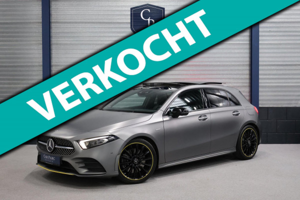 Mercedes-Benz A-Klasse 250 AMG Edition 1 MATT/MULTIBEAM/VIRTUAL/SFEER/PANO/ALCANTARA+S.VERWARMING/19" LMV/360/ACC/12 MND GARANTIE!