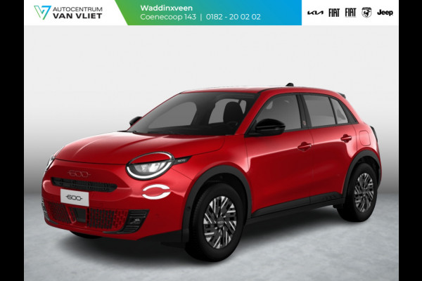 Fiat 600E RED 54 kWh | Clima | Cruise | LED | PDC | Apple Carplay |