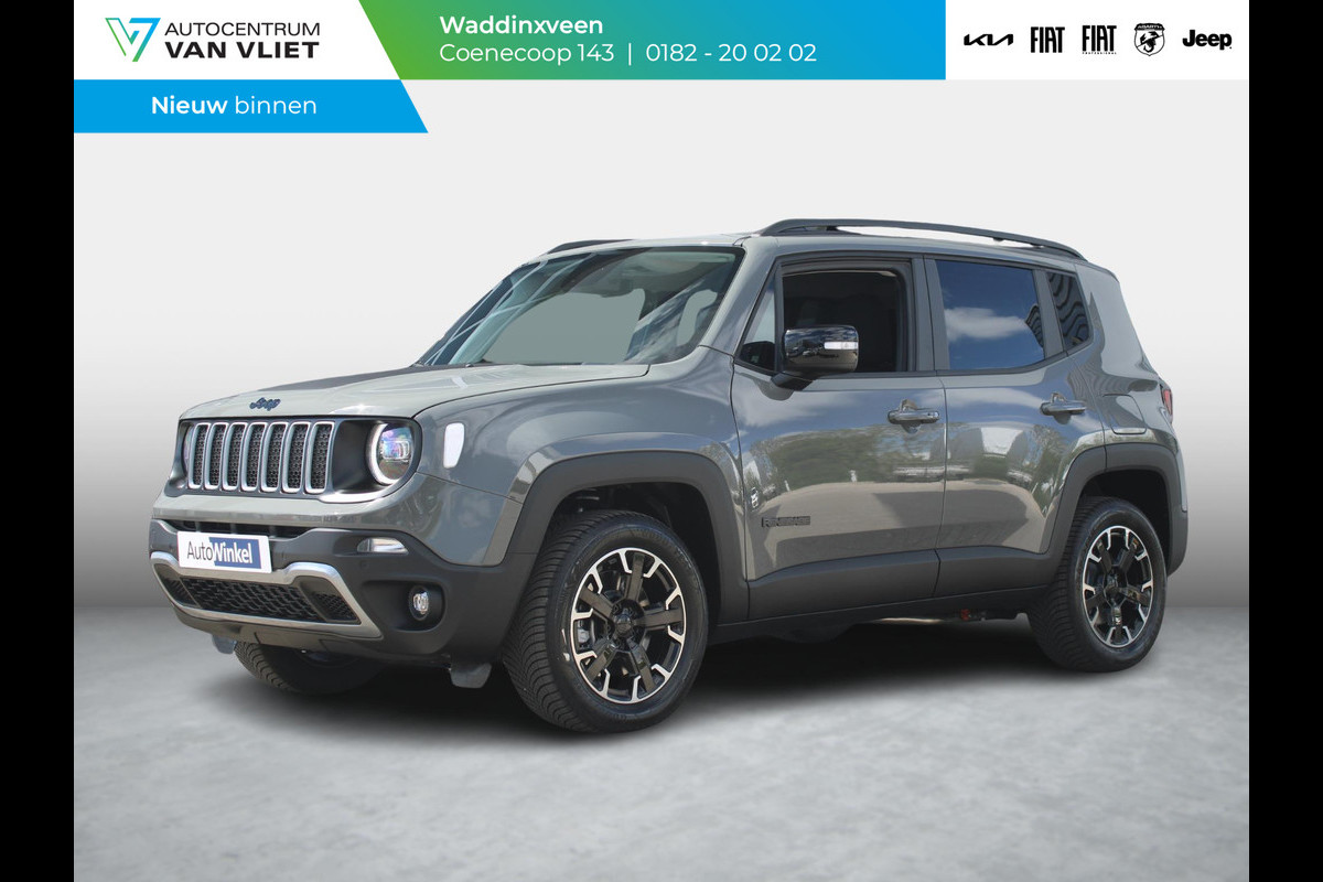 Jeep Renegade 4xe 240 Plug-in Hybrid Electric New Upland | Clima | Apple Carplay | Adapt. Cruise | Dakrails | Priv. Glass | LED | Navi | 17" | PDC | Sting Grey