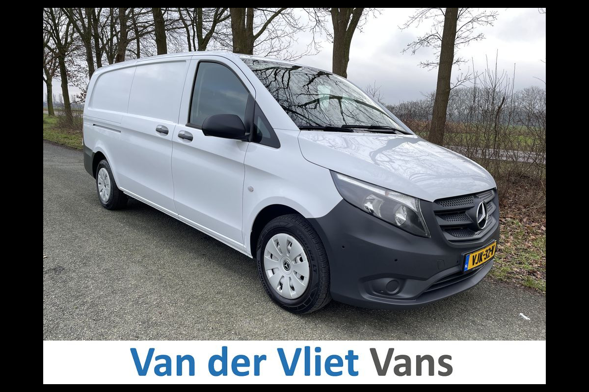 Mercedes-Benz Vito 116 CDI 164pk E6 XL Lease €325 p/m, Airco, Navi+Camera, Trekhaak, Inrichting, PDC, Onderhoudshistorie aanwezig