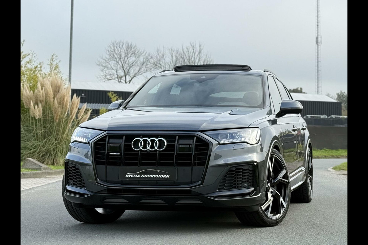 Audi Q7 55 TFSI e quattro S-Line Plus Panoramadak|Matrix Laser|Camera 360°|Keyless|Luchtvering|Sport stoelen|DAB+