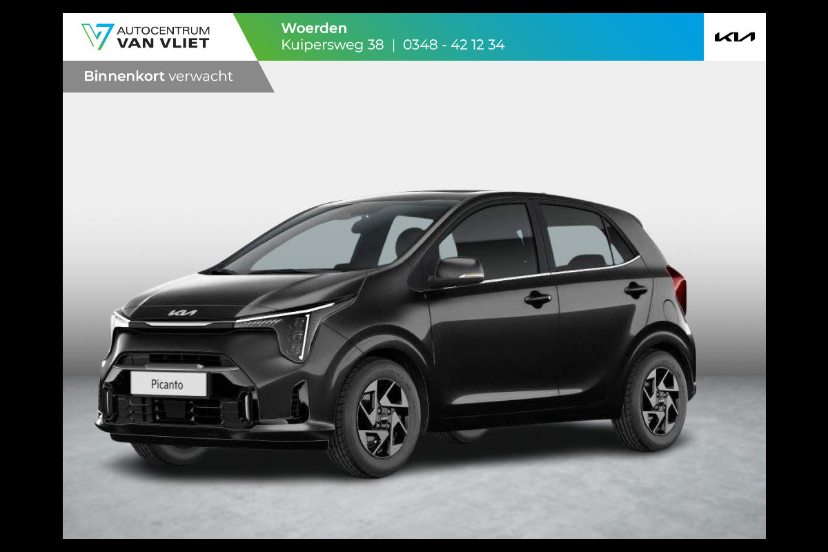 Kia Picanto 1.0 DPI DynamicPlusLine | MY25 | Navi | Airco | Cruise | Camera | 14" | BSM | LED | Priv. glass | Apple Carplay | ANWB Private lease actie € 268,-