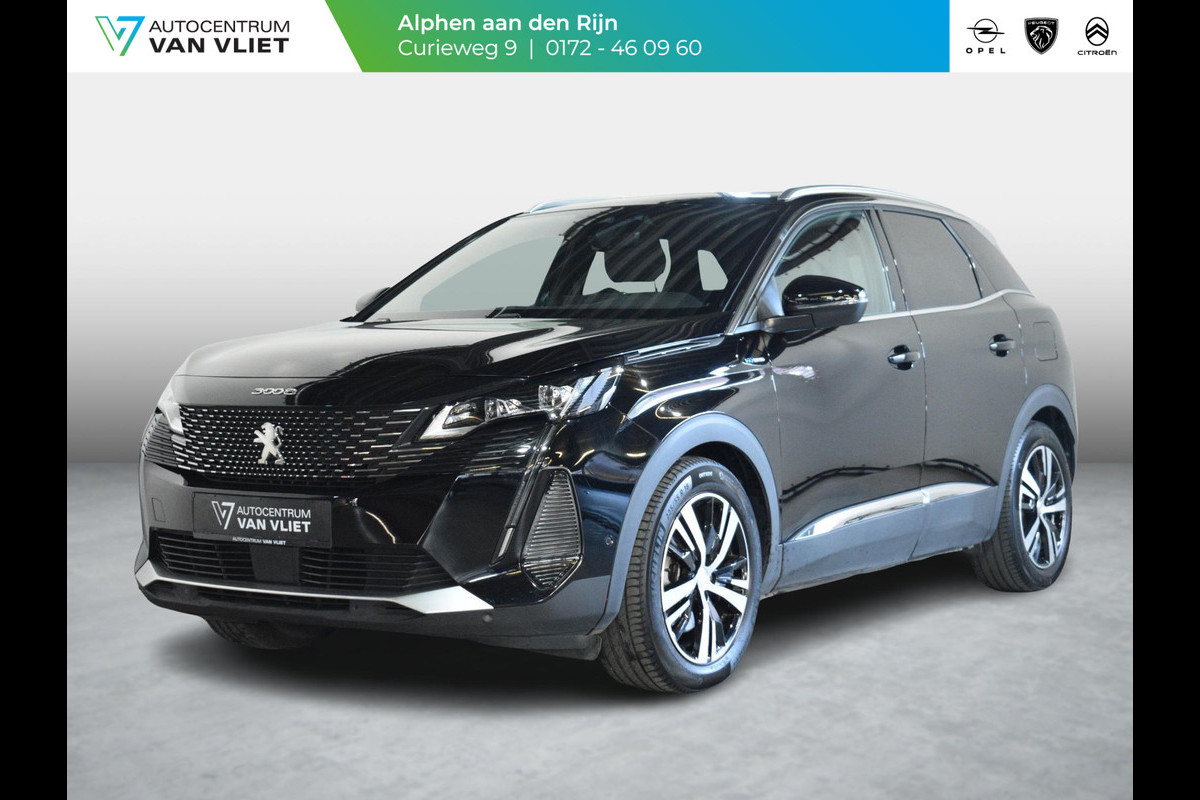 Peugeot 3008 1.6 PHEV 225 GT SCHUIFKANTELDAK | LEREN BEKLEDING | NAVIGATIE | CARPLAY | ACHTERUITRIJCAMERA MET SENSOREN | STOELVERWARMING | 41.506km