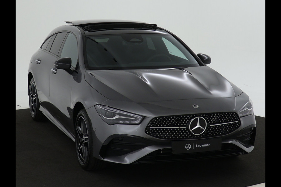 Mercedes-Benz CLA-Klasse Shooting Brake 250 e Star Edition AMG Line | Nightpakket | Trekhaak | KEYLESS GO-comfortpakket | EASY PACK achterklep | USB pakket plus | Dodehoekassistent | Antidiefstalpakket GUARD 360° Plus |