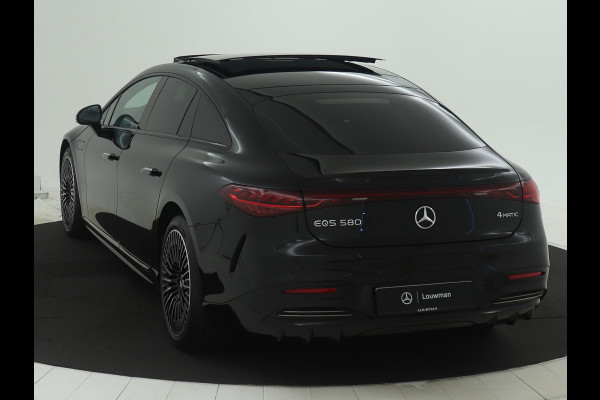 Mercedes-Benz EQS 580 4MATIC AMG Line 108 kWh | Achterasbesturing tot 10° | Garagedeuropener | Premium Plus pakket | Akoestiekcomfortpakket | MBUX augmented reality voor navigatie | Nightpakket | Rijassistentiepakket plus |