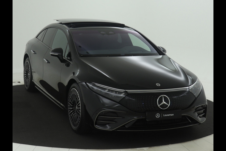 Mercedes-Benz EQS 580 4MATIC AMG Line 108 kWh | Achterasbesturing tot 10° | Garagedeuropener | Premium Plus pakket | Akoestiekcomfortpakket | MBUX augmented reality voor navigatie | Nightpakket | Rijassistentiepakket plus |