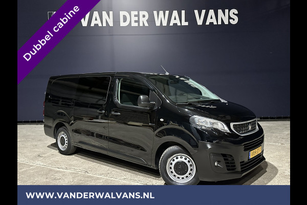 Peugeot Expert 2.0 BlueHDI 123pk **BPM VRIJ voor de Ondernemer** L3H1 XL Dubbele cabine Euro6 Airco | 6-zits | 2x zijdeur | Apple Carplay navigatie, cruisecontrol, parkeersensoren, android auto, 2500kg trekvermogen