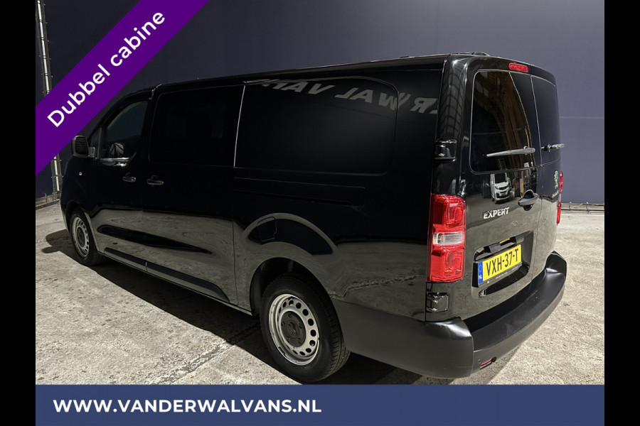 Peugeot Expert 2.0 BlueHDI 123pk **BPM VRIJ voor de Ondernemer** L3H1 XL Dubbele cabine Euro6 Airco | 6-zits | 2x zijdeur | Apple Carplay navigatie, cruisecontrol, parkeersensoren, android auto, 2500kg trekvermogen