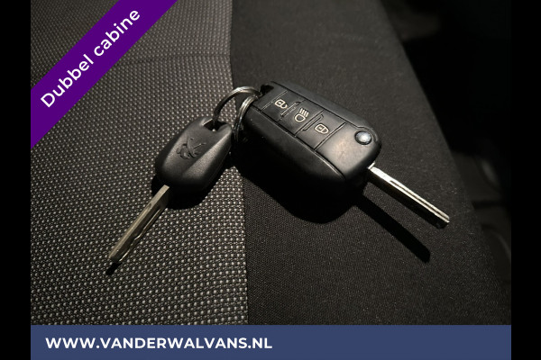 Peugeot Expert 2.0 BlueHDI 123pk **BPM VRIJ voor de Ondernemer** L3H1 XL Dubbele cabine Euro6 Airco | 6-zits | 2x zijdeur | Apple Carplay navigatie, cruisecontrol, parkeersensoren, android auto, 2500kg trekvermogen