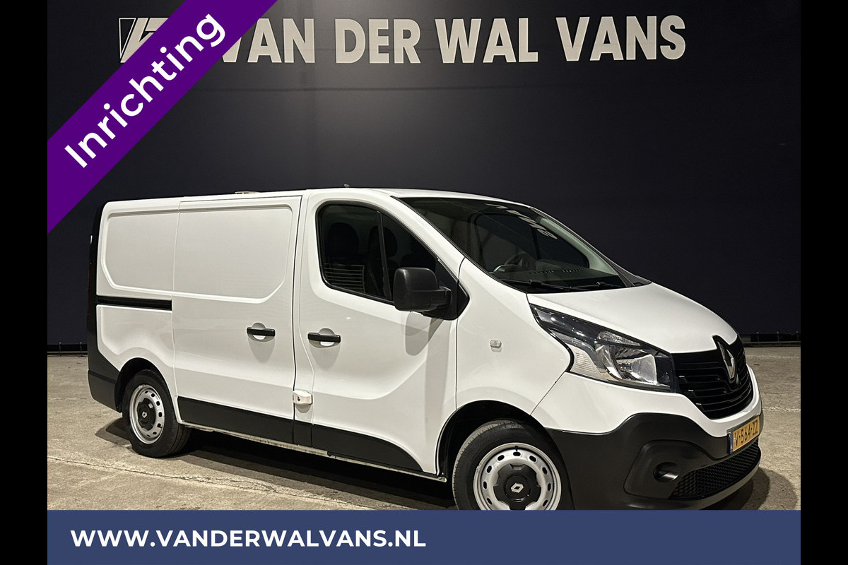 Renault Trafic 1.6 dCi **BPM VRIJ voor de Ondernemer** L1H1 inrichting Euro6 Airco | Navigatie | Cruisecontrol | Trekhaak Parkeersensoren, Bijrijdersbank