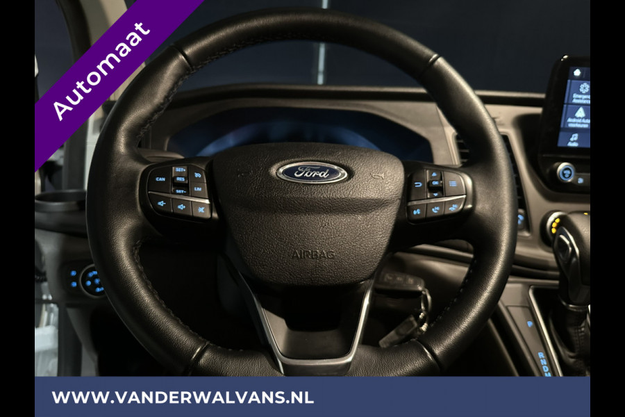 Ford Transit Custom 2.0 TDCI 130pk Automaat **BPM VRIJ voor de Ondernemer** L1H1 Euro6 Airco | Camera | LED | Apple Carplay Android Auto, Cruisecontrol, Parkeersensoren, Trekhaak, Verwarmde voorruit, Bijrijdersbank