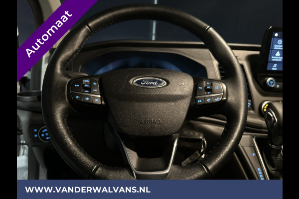 Ford Transit Custom 2.0 TDCI 130pk Automaat **BPM VRIJ voor de Ondernemer** L1H1 Euro6 Airco | Camera | LED | Apple Carplay Android Auto, Cruisecontrol, Parkeersensoren, Trekhaak, Verwarmde voorruit, Bijrijdersbank