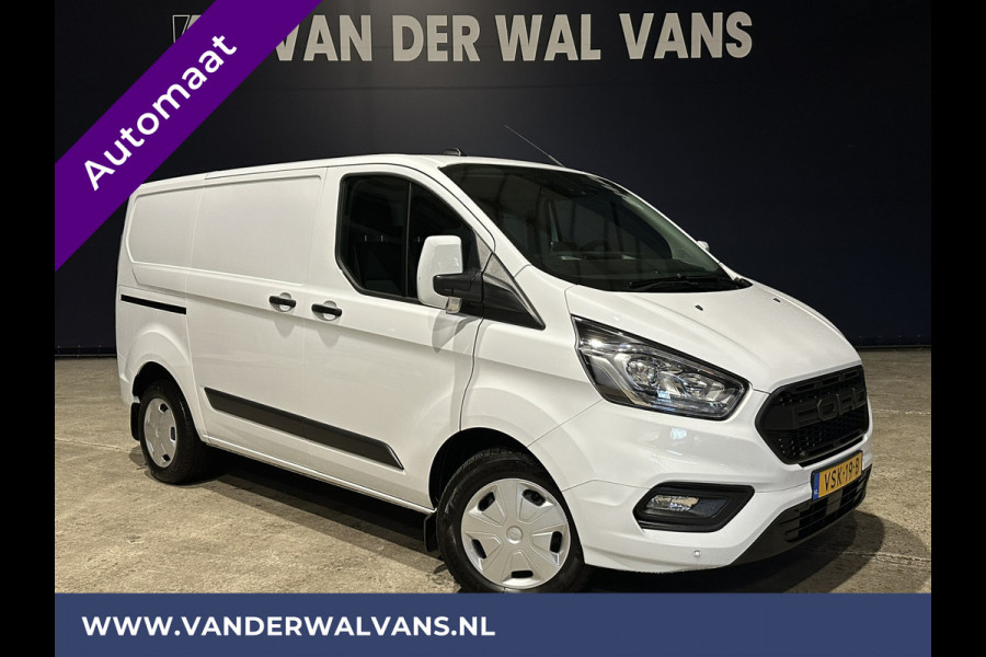 Ford Transit Custom 2.0 TDCI 130pk Automaat **BPM VRIJ voor de Ondernemer** L1H1 Euro6 Airco | 2x zijdeur | Camera | LED | Apple Carplay Cruisecontrol, Verwarmde voorruit, Trekhaak, Parkeersensoren, Bijrijdersbank