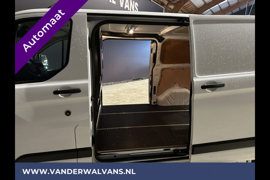 Ford Transit Custom 2.0 TDCI 130pk Automaat **BPM VRIJ voor de Ondernemer** L1H1 Euro6 Airco | 2x zijdeur | Camera | LED | Apple Carplay Cruisecontrol, Verwarmde voorruit, Trekhaak, Parkeersensoren, Bijrijdersbank