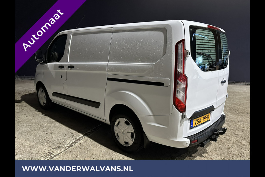 Ford Transit Custom 2.0 TDCI 130pk Automaat **BPM VRIJ voor de Ondernemer** L1H1 Euro6 Airco | 2x zijdeur | Camera | LED | Apple Carplay Cruisecontrol, Verwarmde voorruit, Trekhaak, Parkeersensoren, Bijrijdersbank