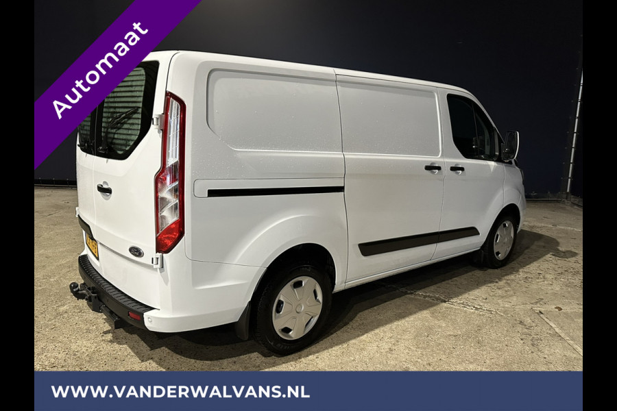 Ford Transit Custom 2.0 TDCI 130pk Automaat **BPM VRIJ voor de Ondernemer** L1H1 Euro6 Airco | 2x zijdeur | Camera | LED | Apple Carplay Cruisecontrol, Verwarmde voorruit, Trekhaak, Parkeersensoren, Bijrijdersbank