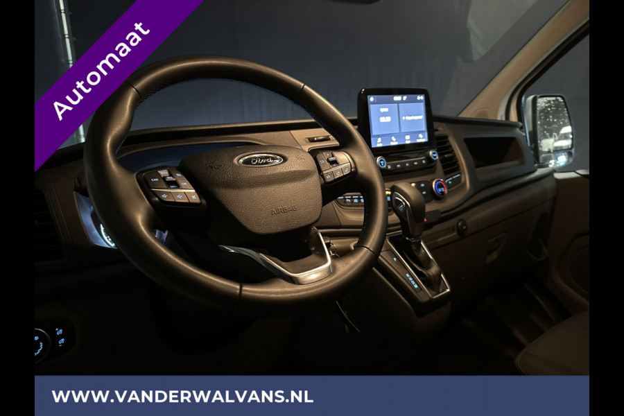 Ford Transit Custom 2.0 TDCI 130pk Automaat **BPM VRIJ voor de Ondernemer** L1H1 Euro6 Airco | 2x zijdeur | Camera | LED | Apple Carplay Cruisecontrol, Verwarmde voorruit, Trekhaak, Parkeersensoren, Bijrijdersbank