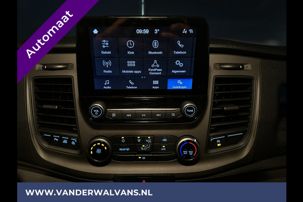 Ford Transit Custom 2.0 TDCI 130pk Automaat **BPM VRIJ voor de Ondernemer** L1H1 Euro6 Airco | 2x zijdeur | Camera | LED | Apple Carplay Cruisecontrol, Verwarmde voorruit, Trekhaak, Parkeersensoren, Bijrijdersbank